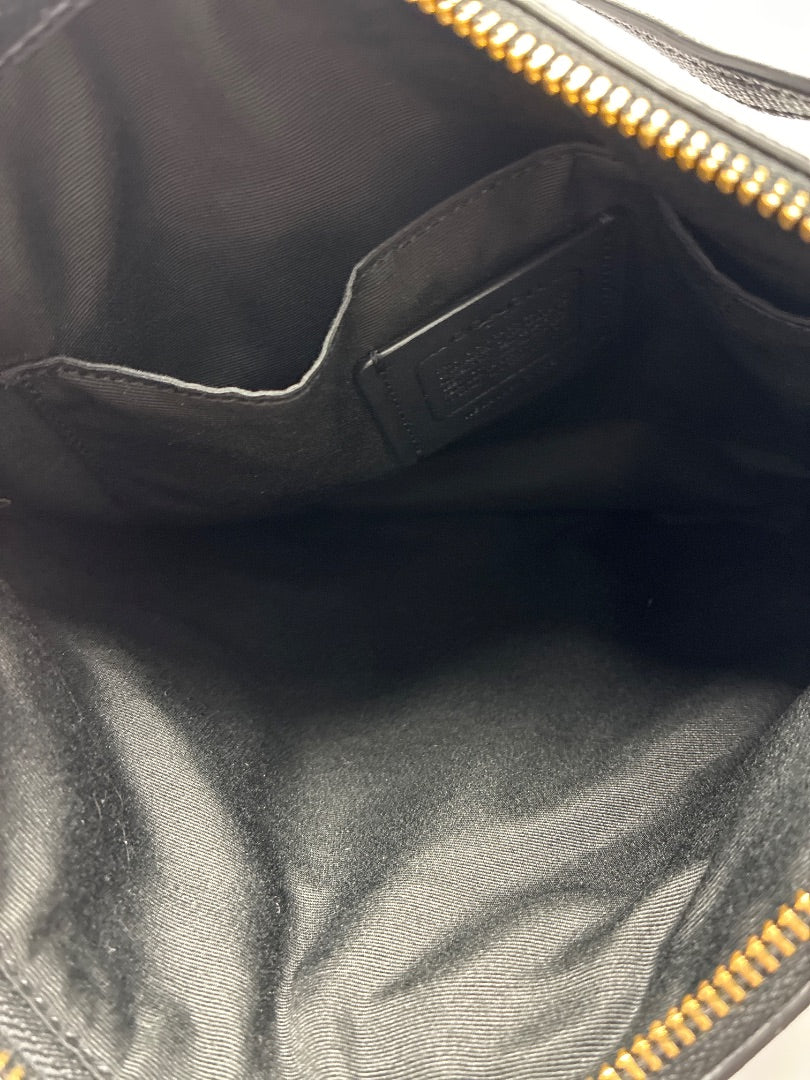 Coach, Black, Handbag, Medium