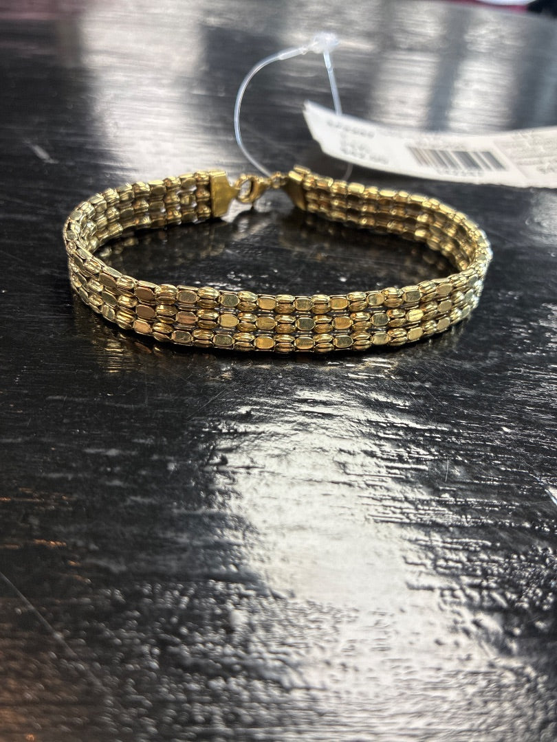 585, Gold, Bracelet, Medium