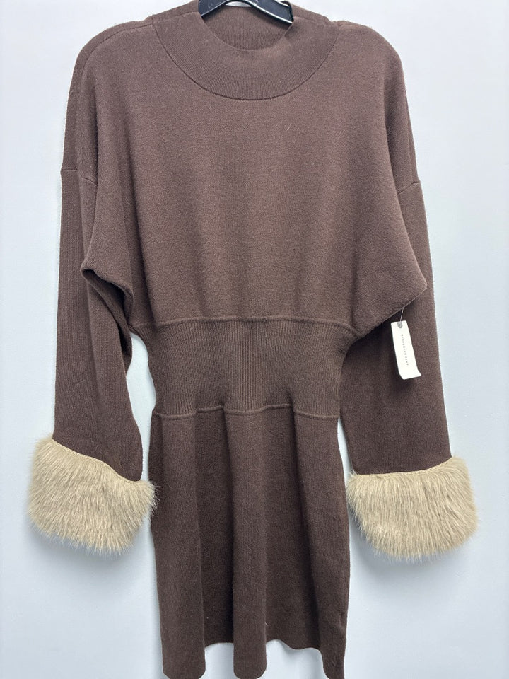 anthropologie, Brown, dress, Large