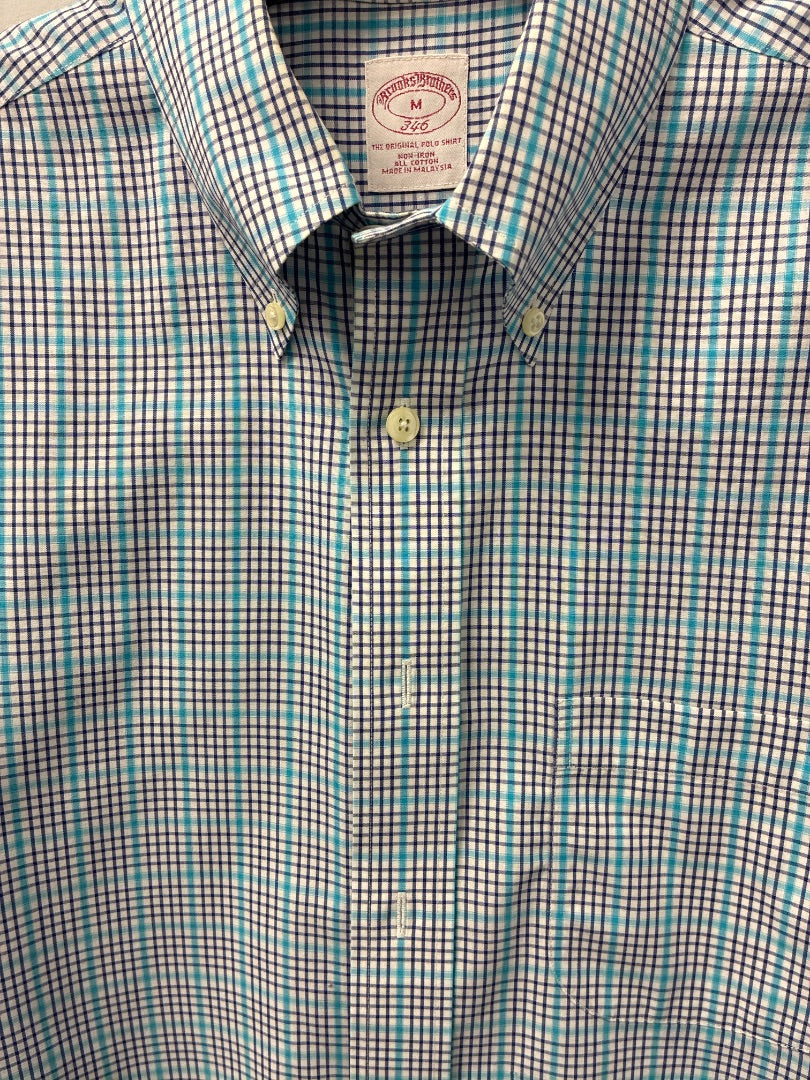 Brooks Brothers, Blue+, Mens-Top, Medium