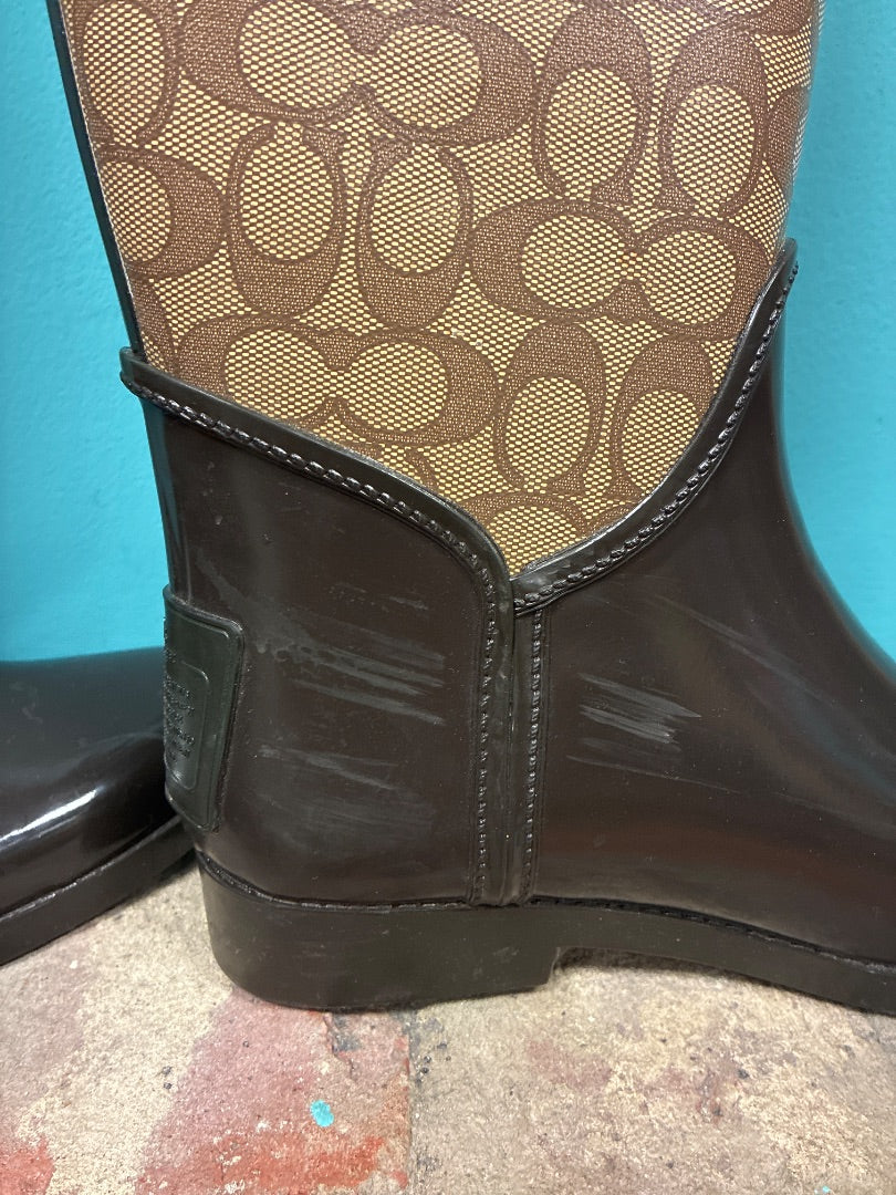 Brown Coach rainboot, 9