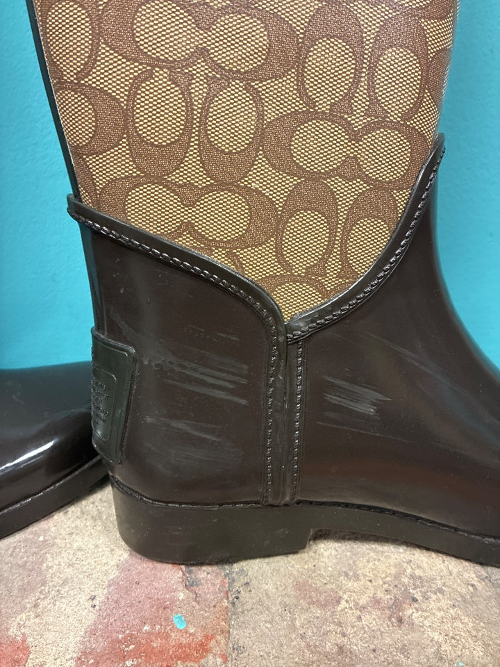 Brown Coach rainboot, 9