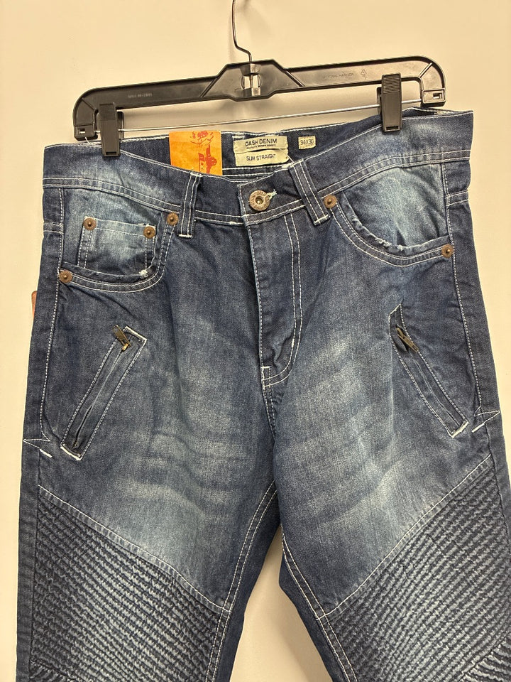 dash, Blue, Mens-pant, 34x30