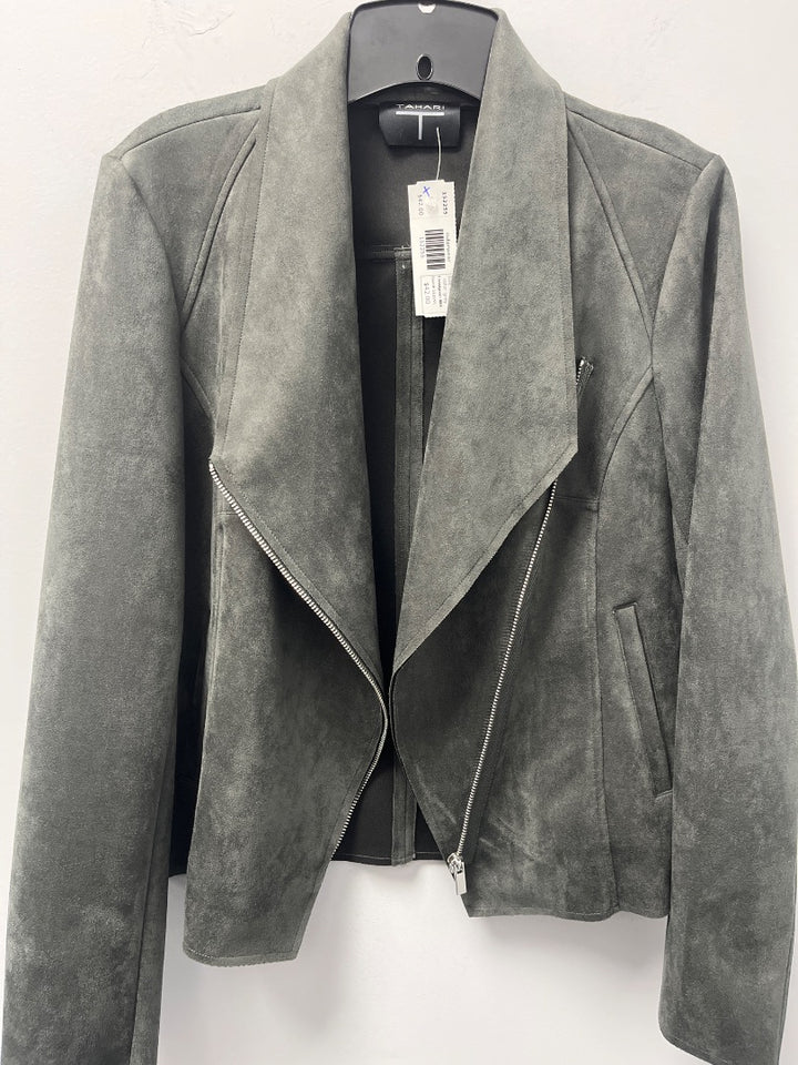 T by Tahari, Grey, Jacket , Medium