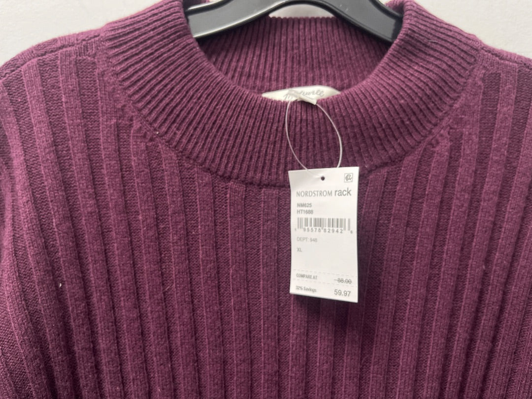Madewell, Purple , Sweater, XL