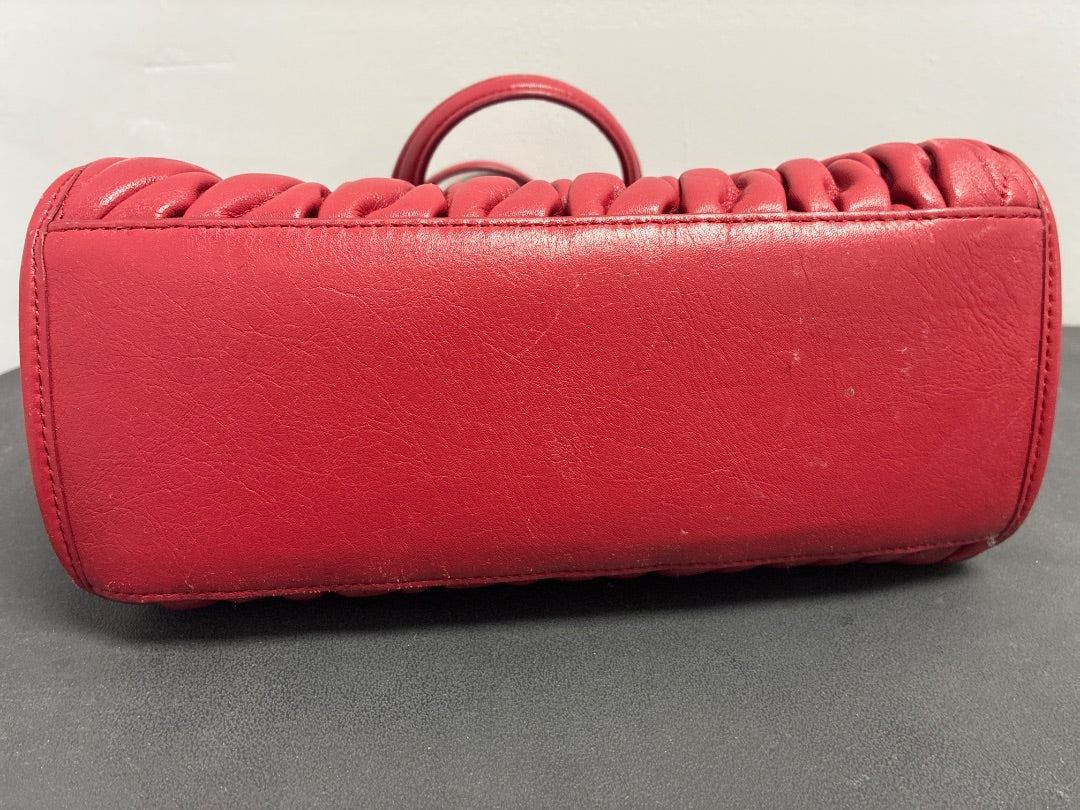 Coach, red, Handbag, Small