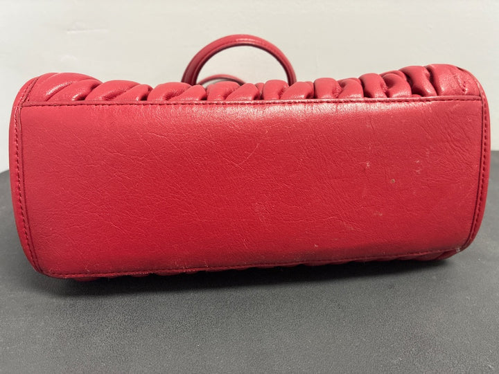 Coach, red, Handbag, Small