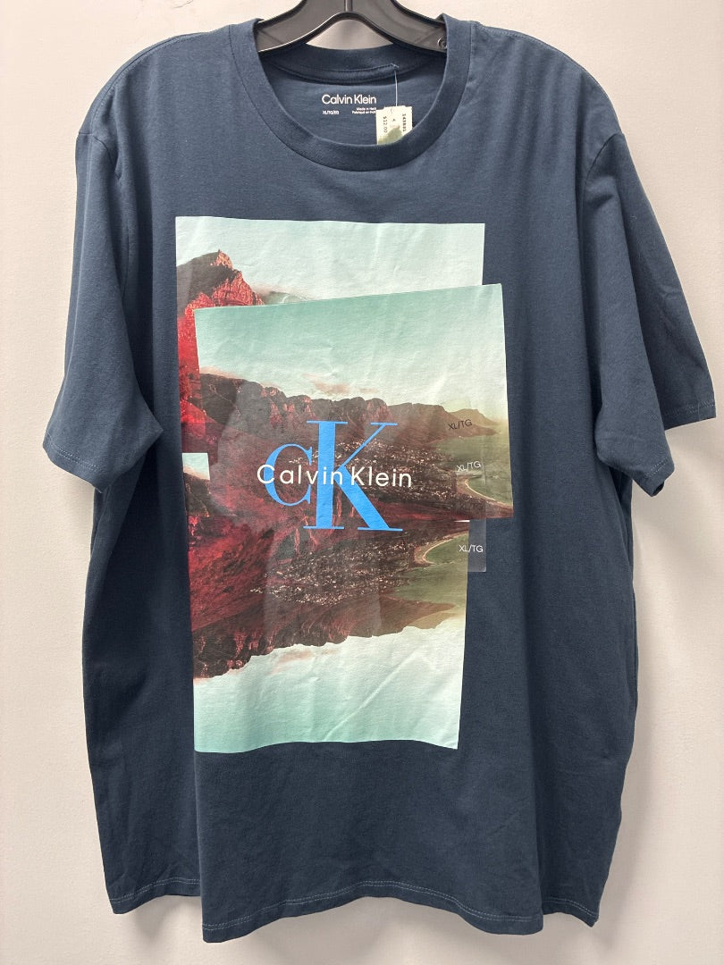 Calvin klein, Blue, Mens-Top, XL