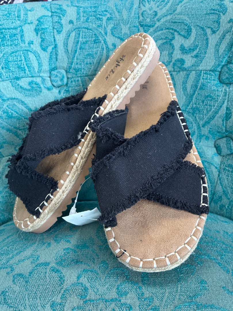 style+co, Black, Sandal, 8