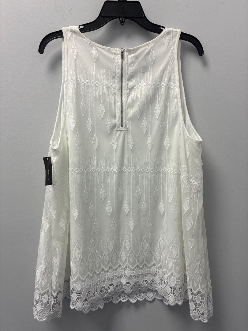 alfani, White, Top, 2XL