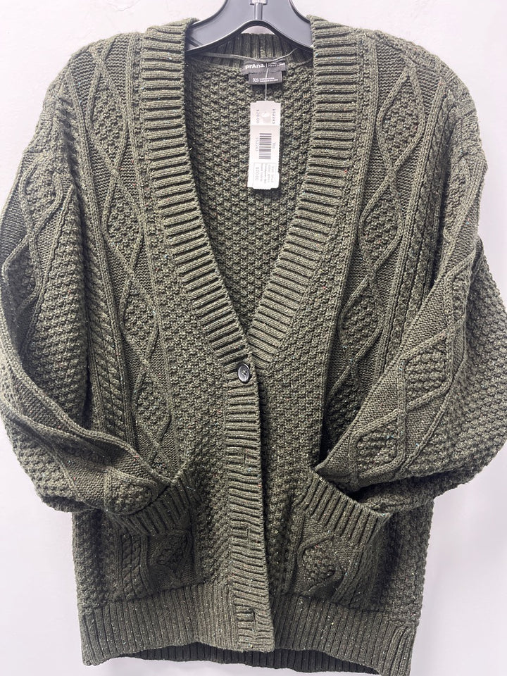 Prana, Green, Sweater, Small