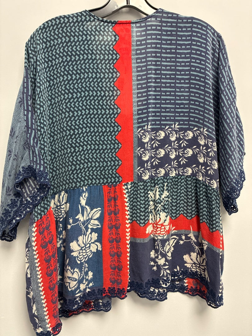 Johnny was, Blue+, Top, Large