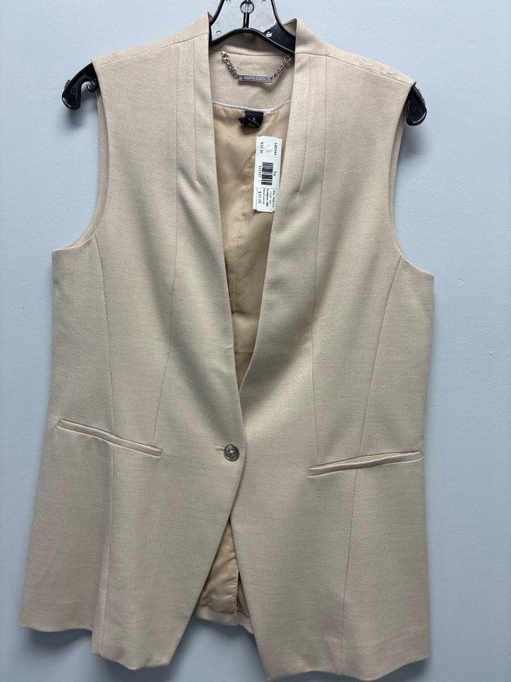 white house black market, tan, Top, Medium