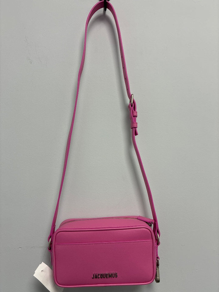 Jacquemus Pink Leather Crossbody Bag Small
