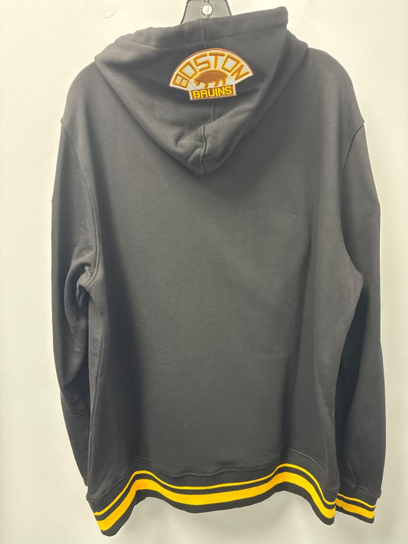 PRO Vintage Hockey Bruins Black Hoodie Mens, XL