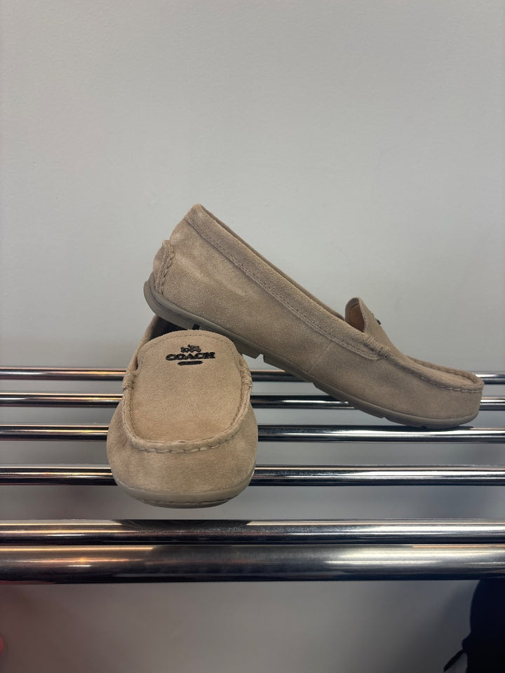 Coach, tan, loafer, 7.5