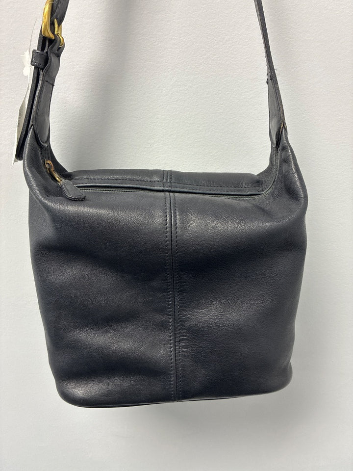 Coach, Black, Handbag, Small