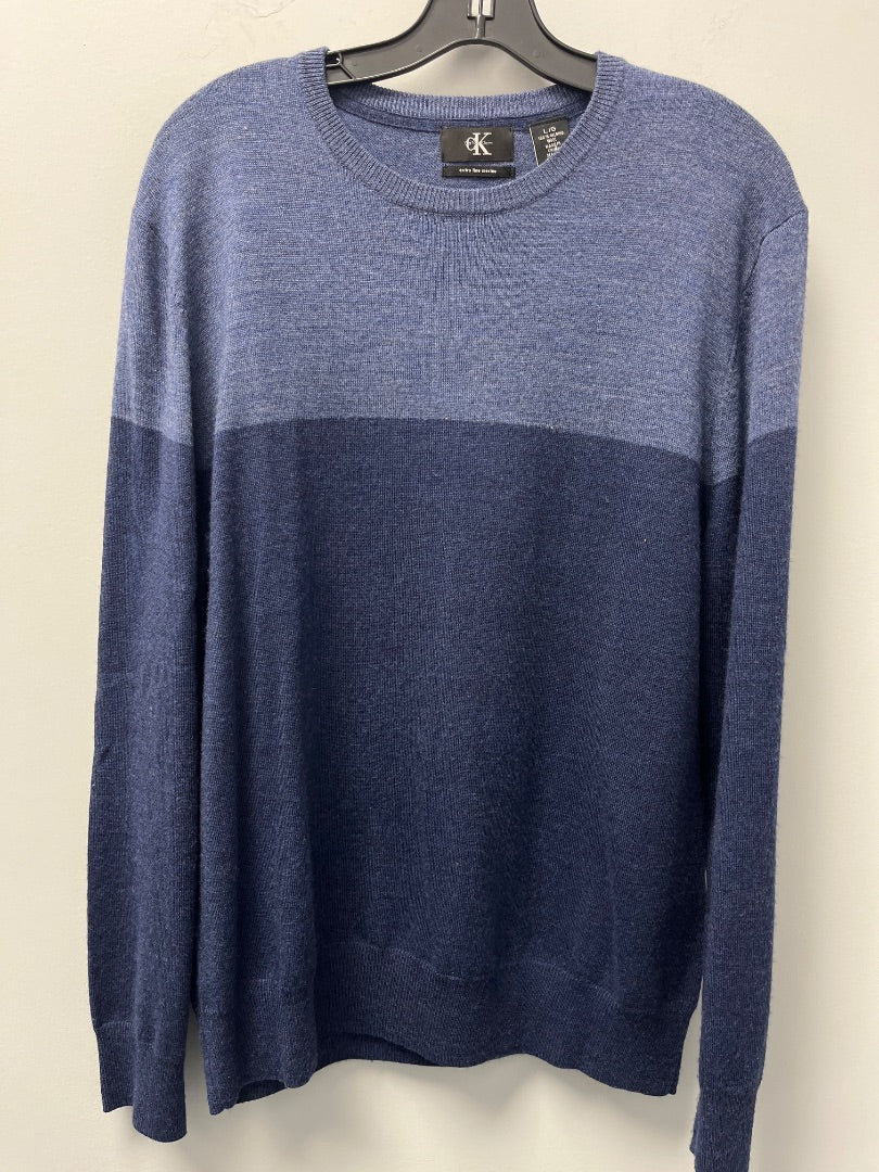 Calvin Klein, Blue, Men-Top, Large