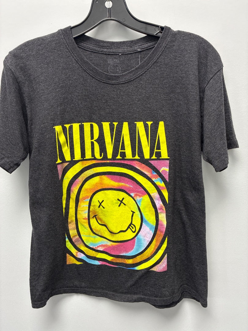 nirvana, Grey+, Top, Small