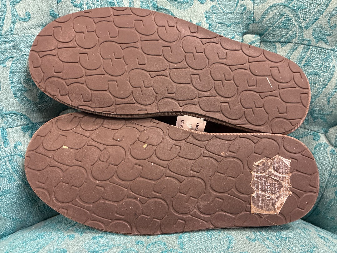 Brown UGG slipper, 9