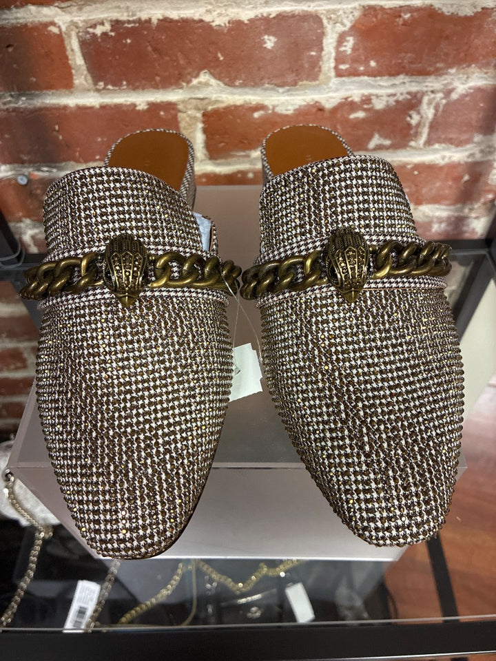Brown+ Kurt Geiger slip ons, 8