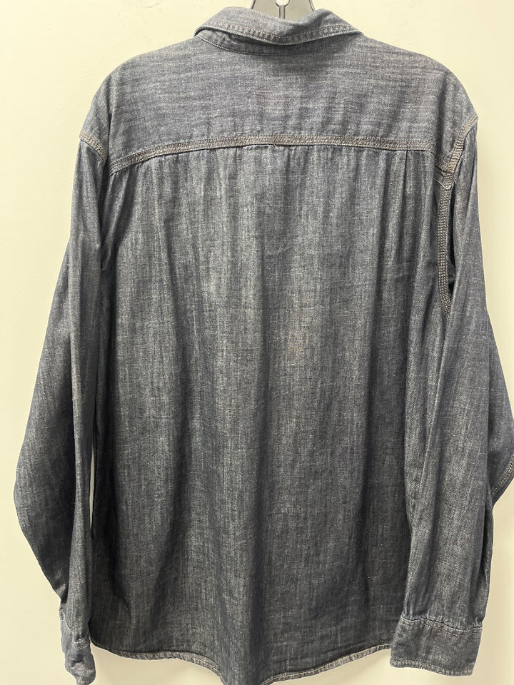 Bass, Blue, Denim, men-top, XL