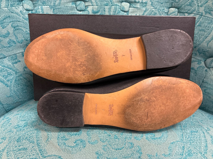 Black Coach loafer, 7