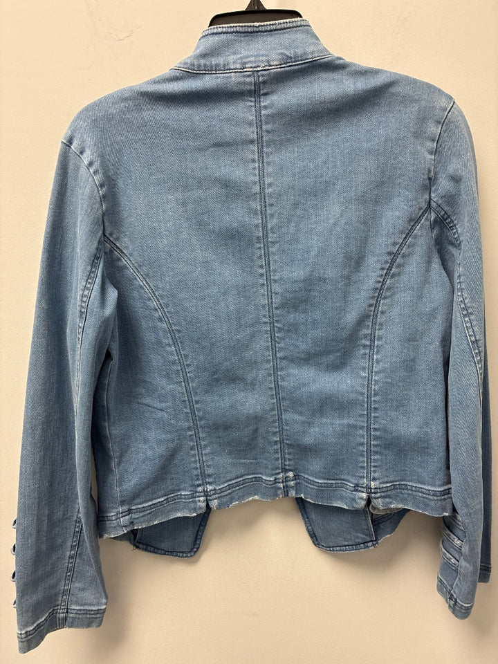 Free People Jean Jacket Blue, Large