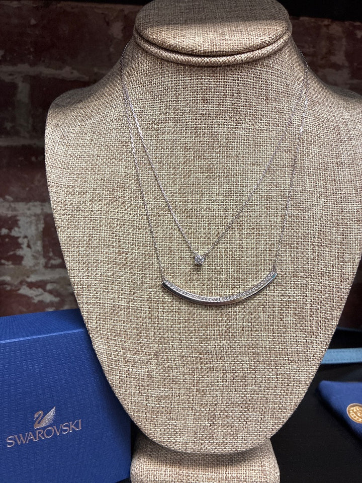 Swavorski, Silver, Necklace, Small