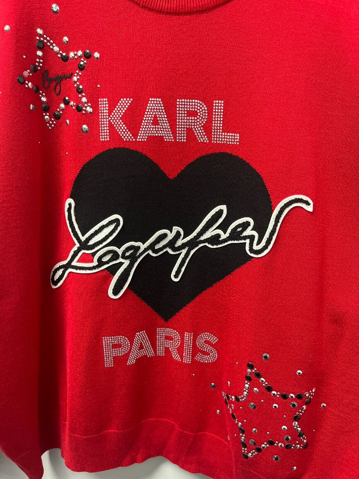 Karl Lagerfeld, Red+, Sweater, XL