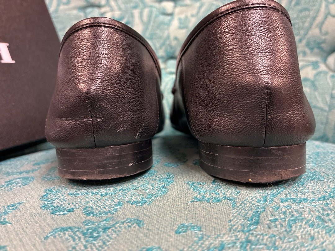 Black Coach loafer, 7