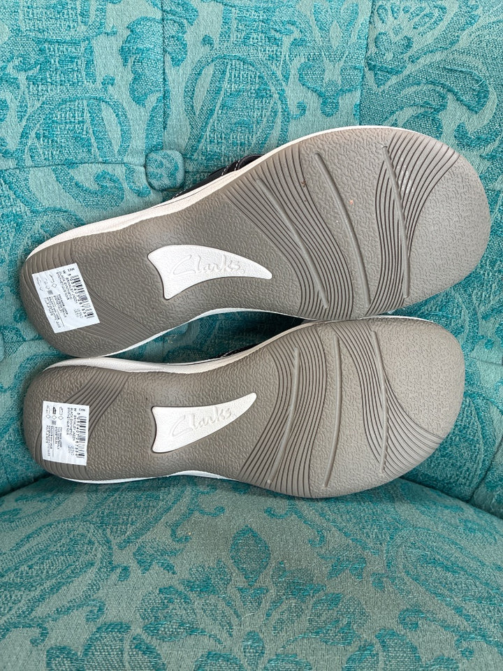 clarks, Black+, Sandal, 8