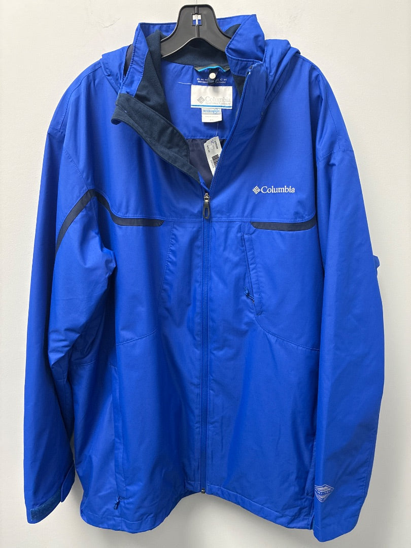 Columbia Blue Waterproof Jacket Mens 2XL