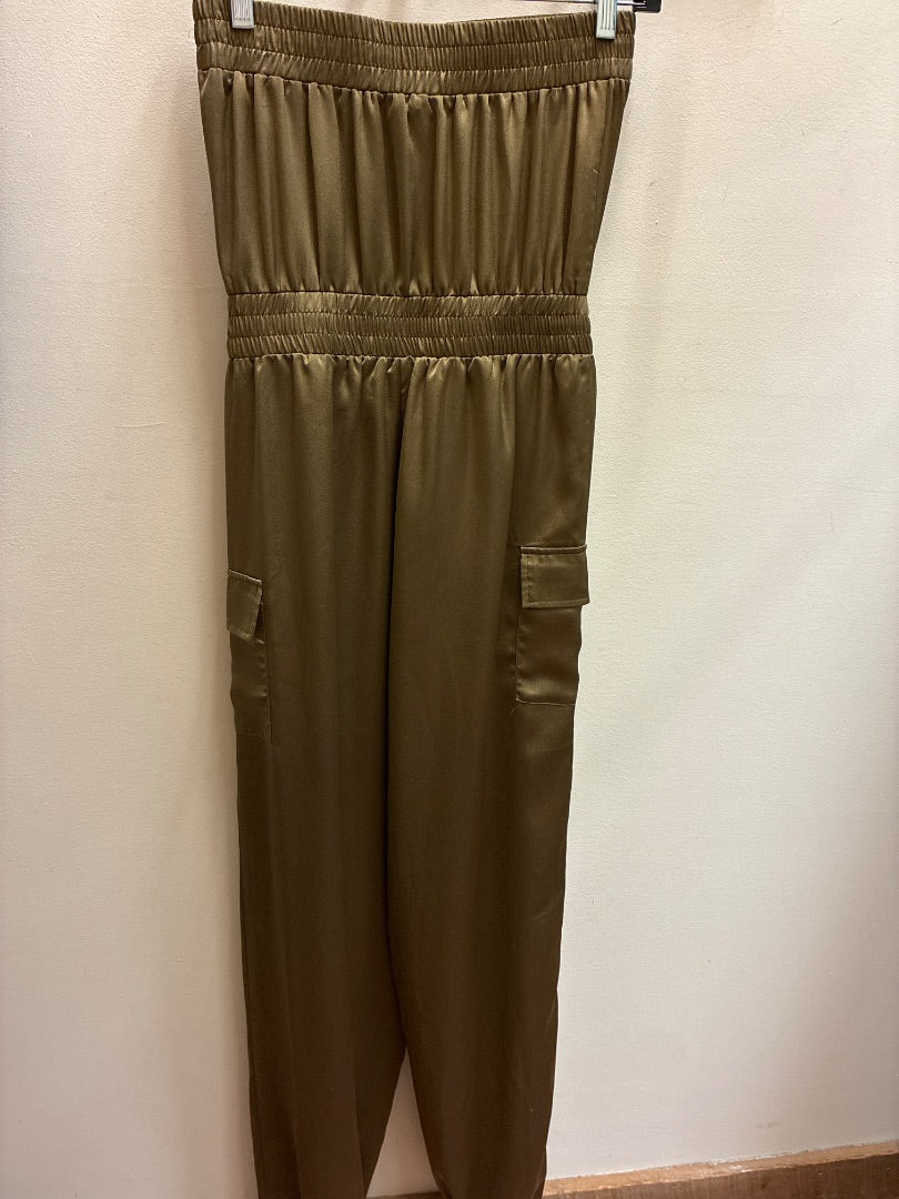 blue blush, Green, jumpsuit, Medium