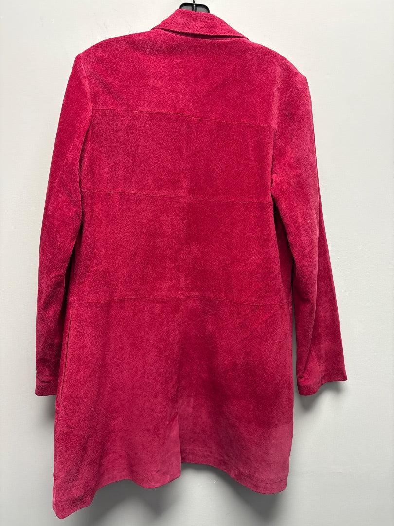 catherine stewart, pink, outerwear, Medium