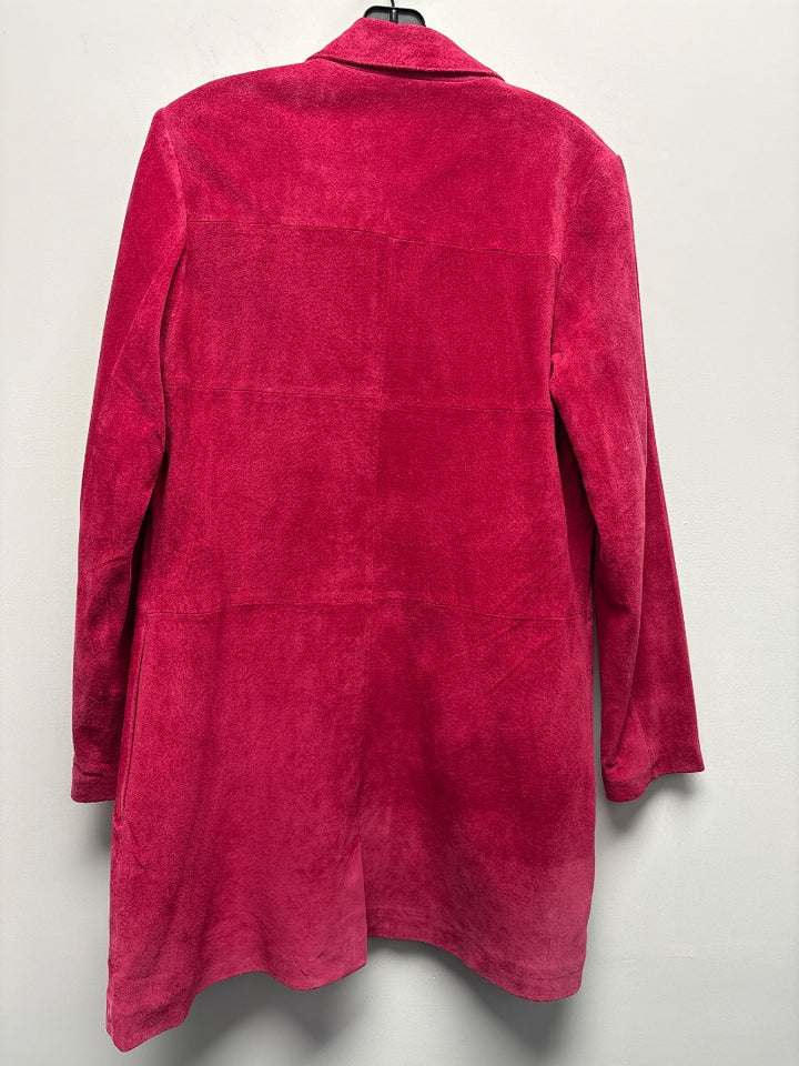 catherine stewart, pink, outerwear, Medium