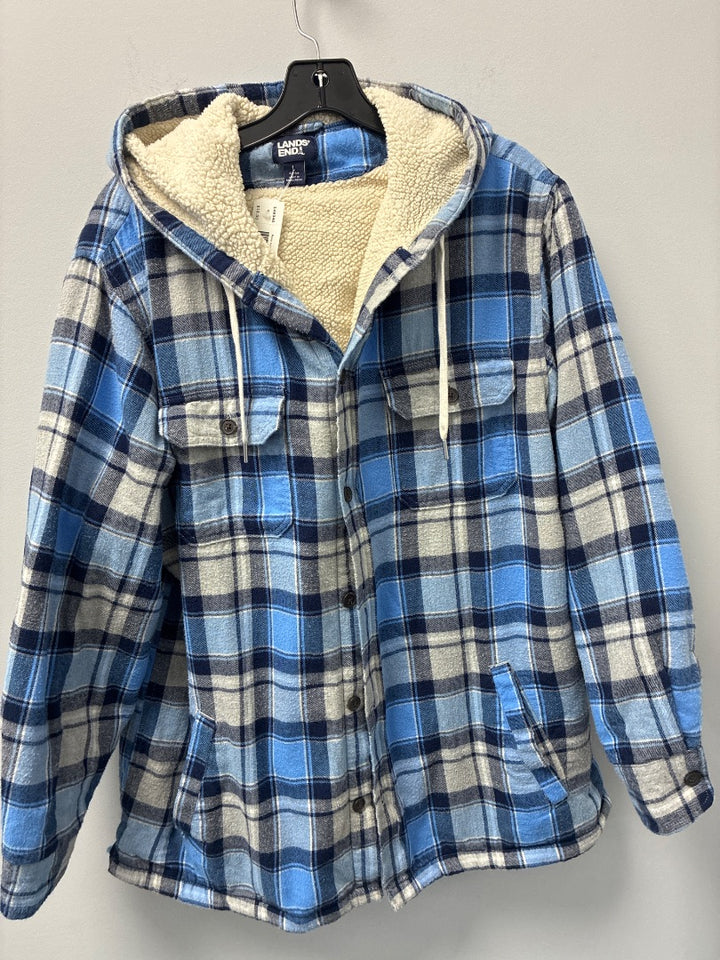 lands end, Blue+, Mens-outerwear, Large