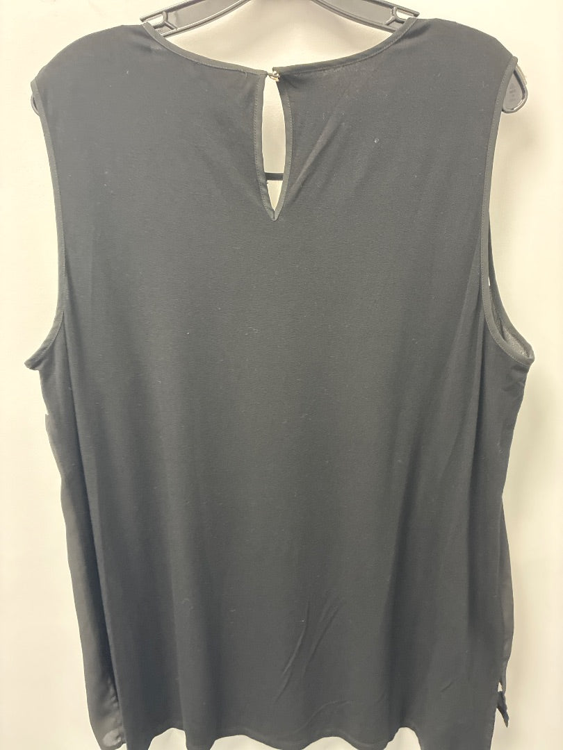 Vince Camuto, Black+, Top, XL