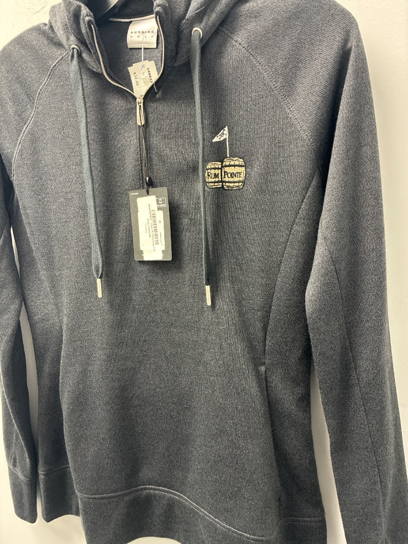 Dunning Golf Grey Fitted Hoodie XS