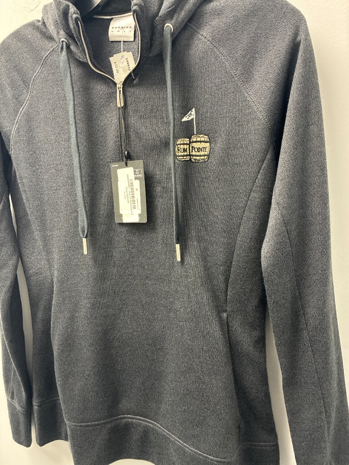 Dunning Golf Grey Fitted Hoodie XS