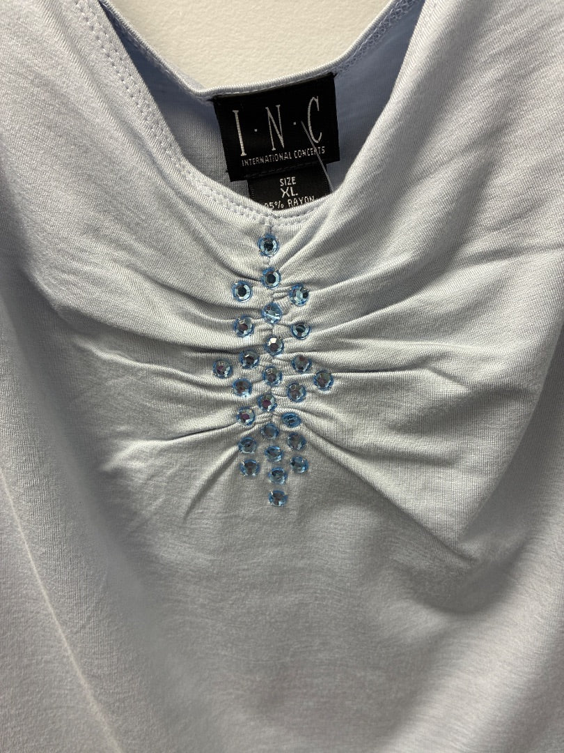 inc, Blue, Top, XL