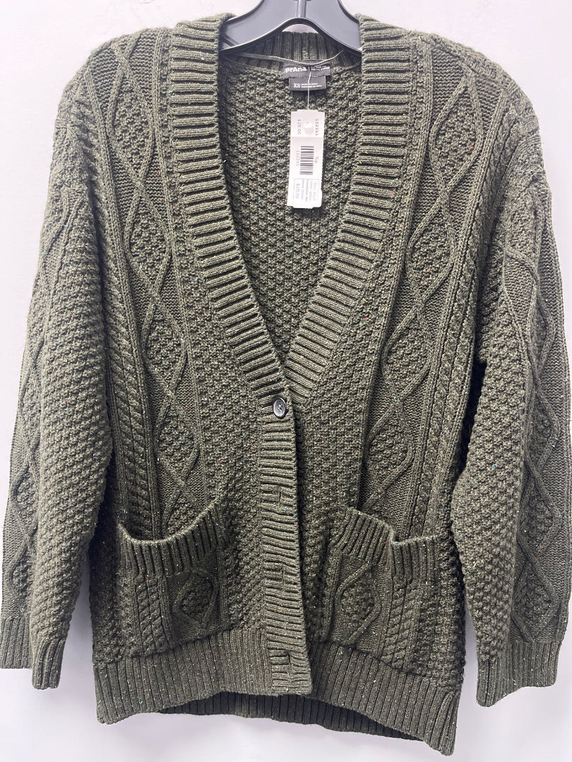 Prana, Green, Sweater, Small