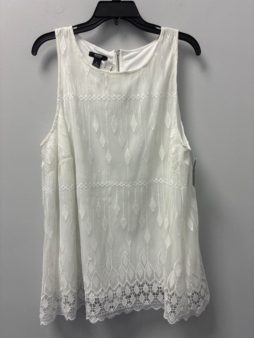 alfani, White, Top, 2XL
