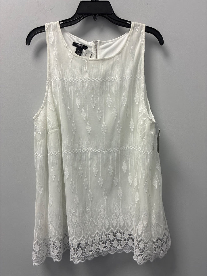 alfani, White, Top, 2XL