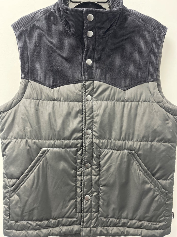 Union, Black, Mens-Outerwear, Vest, Small