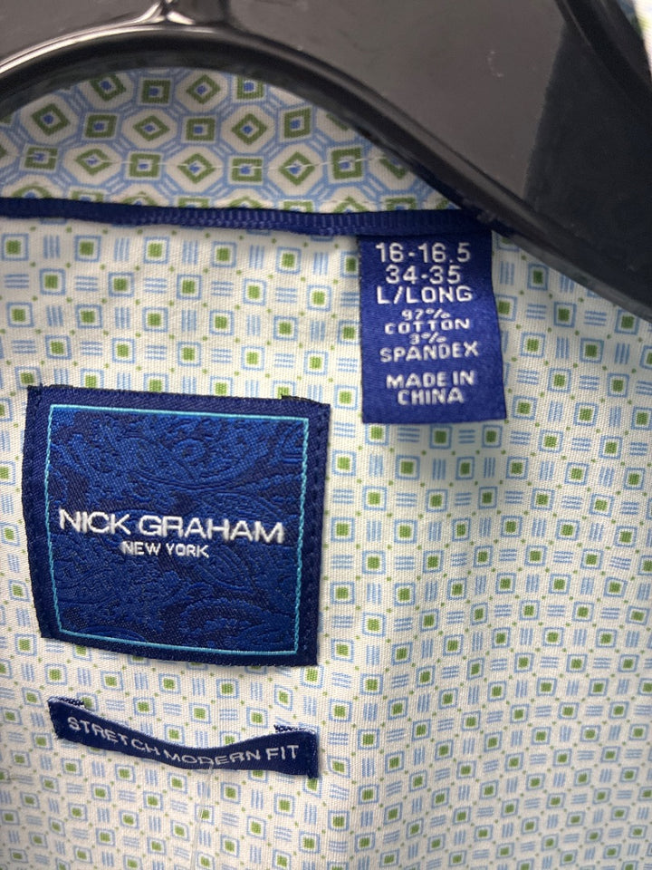nick graham, White+, Mens-Top, Large