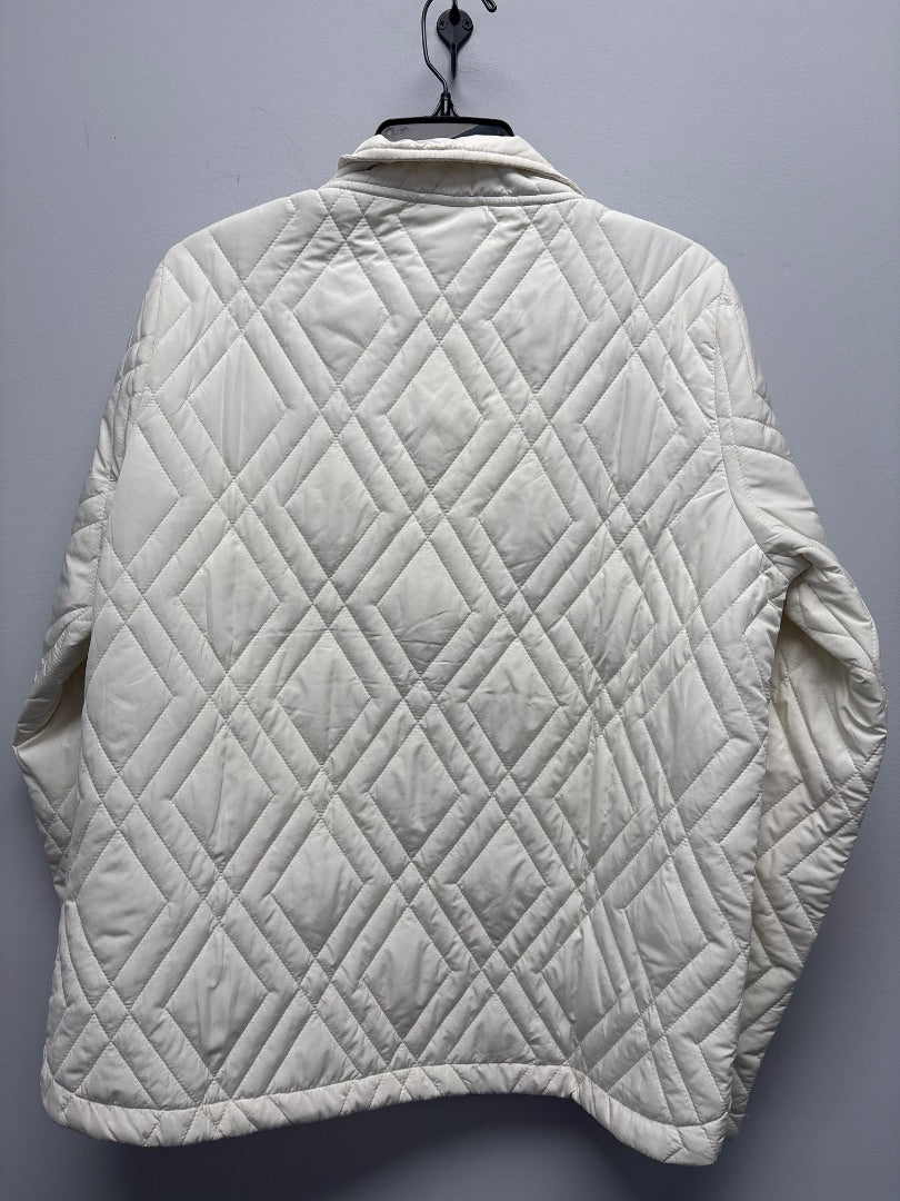 voyager, White, outerwear, Large