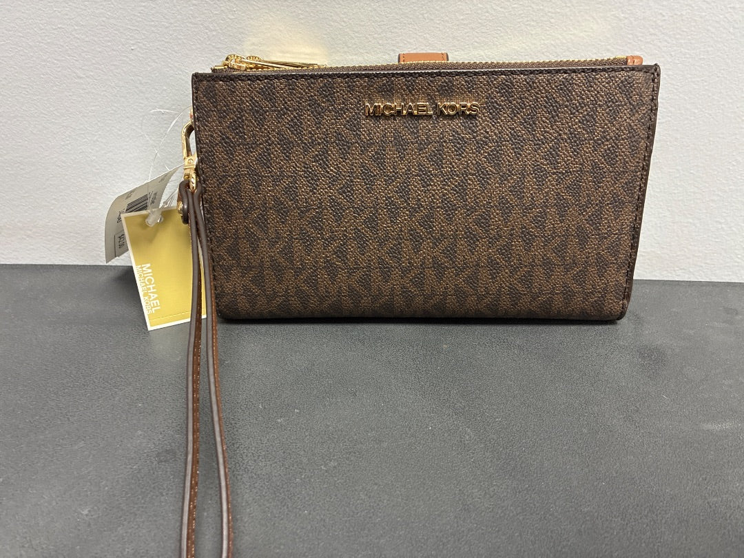 Michael Kors NWT Brown+, wristlet, Small