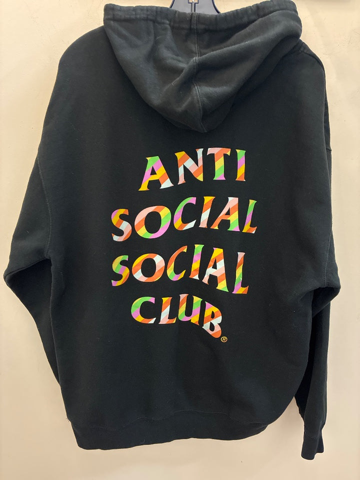 Black anti social club outerwear, XL