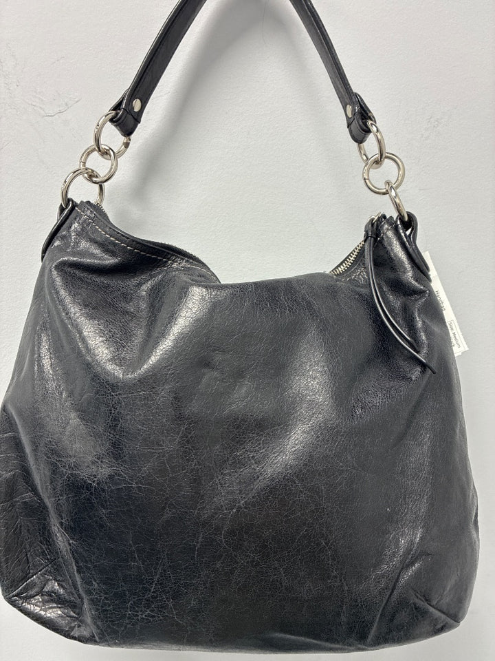 Coach, Black, Handbag, Medium